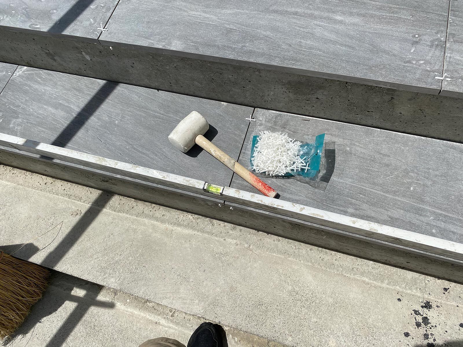 Treppenbeläge ausserhalb von Gebäuden